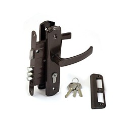 Замок врезной Могилев ЗВ4-1-8-16/коричневый