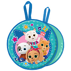 Санки-ледянки кругл. Кошечки-собачки, 45см. 