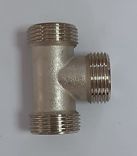 Тройник 3/4н х3/4н х3/4н никель