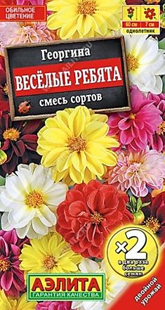 Семена Георгин Веселые ребята