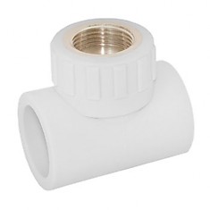 Тройник 20х3/4вн х20 полипропилен PPR-W-Т20F420