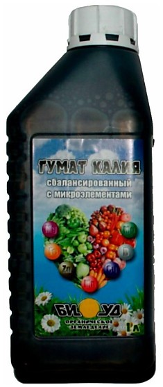 Удобрение Гумат калия 1л