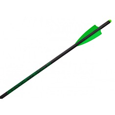 Стрела арбалетная карбоновая Centershot Toxic Carbon 20" Half Moon Nock