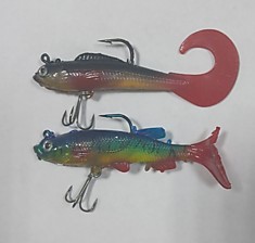 Виброхвост рыбка оснащенная Ирбитка