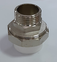 Муфта 32х1"М американка полипропилен PPR-W-U32M5