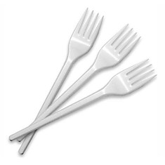 Вилка одноразовая 155мм столовая