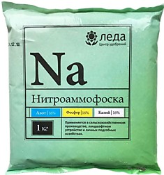 Удобрение Нитроаммофоска Леда 1кг