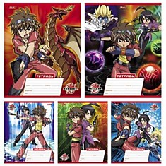 Тетрадь 18л. клетка Бакуган