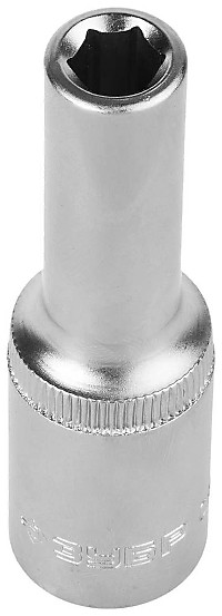 Головка 8мм 1/2" /6гр/ удлиненная ЗУБР
