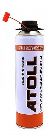 Очиститель пены монтажной ATOLL 500мл