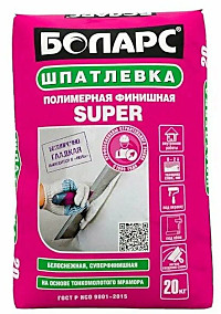 Шпатлевка финишная полимерная БОЛАРС SUPER 20кг