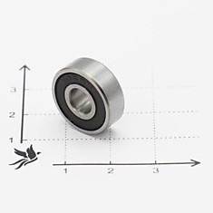Подшипник 016 /6х17х6/ закрытый 180016; 606 (Макита 2450)