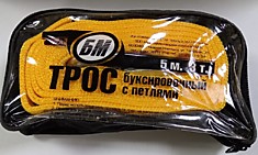 Трос буксировочный 3т 5м БМ610403