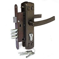 Замок врезной ЗВ4-1-8-19 Могилев бронза