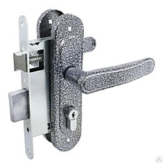 Замок врезной Птимаш 3В4-3.03/серебро