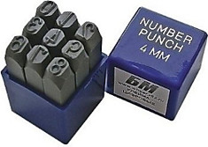 Клейма цифровые шрифт 4мм БМ650104