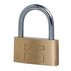 Замок навесной АЛЛЮР BL-350 латунь