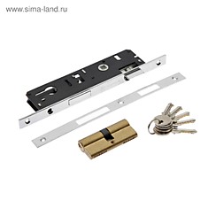 Замок врезной PALLADIUM 0153P /хром 30мм