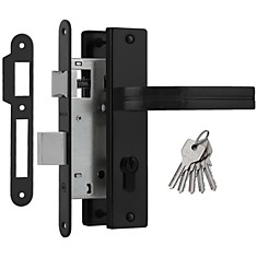 Замок врезной Нора-М 709К-55мм/черный