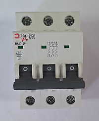 Автомат 3ф 50А ЭРА (ВА47-29)
