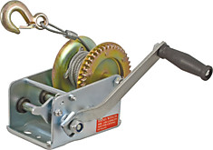 Лебедка автомобильная 1т шестиренчатая троссовая 64652