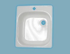 Мойка эмаль 0,45х0,5м Лысьва