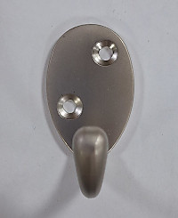 Крючок-вешалка 1-рожковый К2301МN сатин 117602