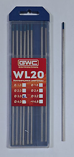 Электрод вольфрамовый WL-20 ф3.0мм 