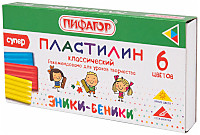 Пластилин 6цв. 