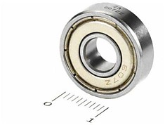 Подшипник 017 /7х19х6/ закрытый металл 607Z