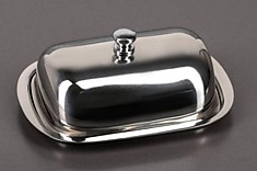 Маслёнка 16*11*9см нерж.сталь