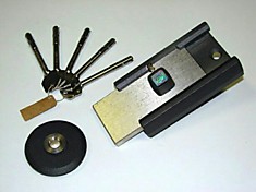 Замок накладной БАРЬЕР 4Р.СПБ