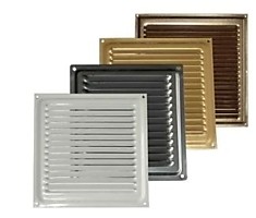 Решетка вентиляционная металл 200*200 медь