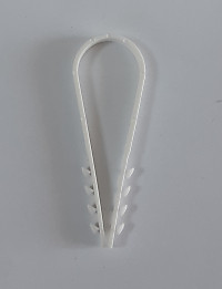 Дюбель хомут д/кабеля 19-25мм 1шт белый