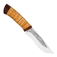 Нож разделочный Шашлычный-сред. береста