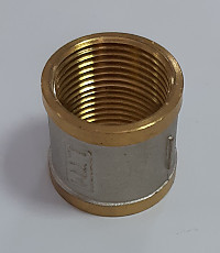 Муфта 3/4" (Д=20) хром