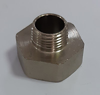 Муфта переходная 1/2"н х 1"вн хром/бочонок
