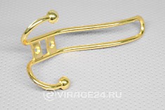 Крючок-вешалка 3-х рожковый 1205L PB золото