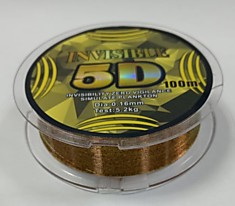 Леска зимняя "Kumyang" INVISIBLE-5D монофильная d-0,16-0,30мм, 100м