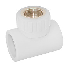 Тройник 25х1/2вн х25 полипропилен PPR-W-Т25F325
