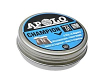 Пули APOLO "Champion" для винт., 4.5мм., 0,55гр.
