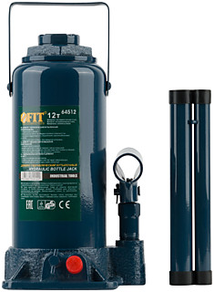 Домкрат 12т. бутылочный гидравлический 64512