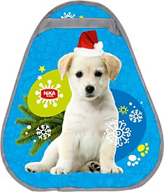 Санки-ледянки с ручкой 52х50см. грушевидные