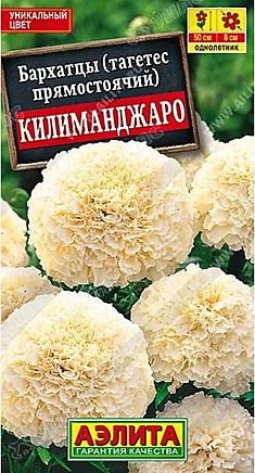 Семена Бархатцы Килиманджаро 